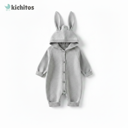Jumper gris con orejas grandes