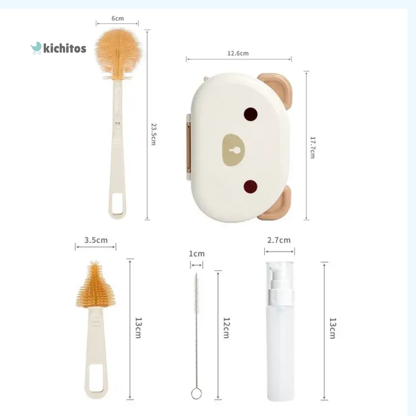 Baby Bottle Cleaner Brush Set