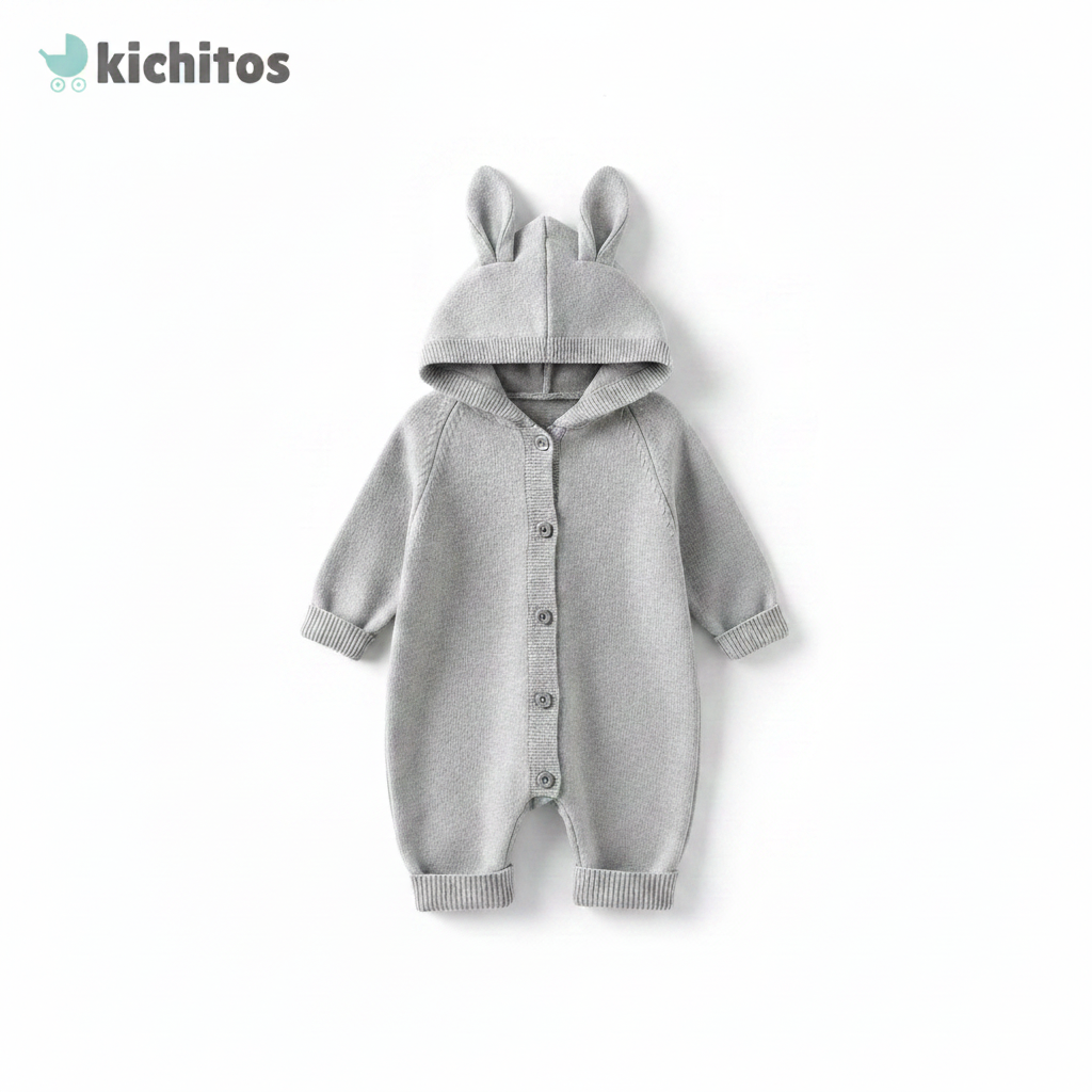 Mameluco Conejito con Logo Kichitos
