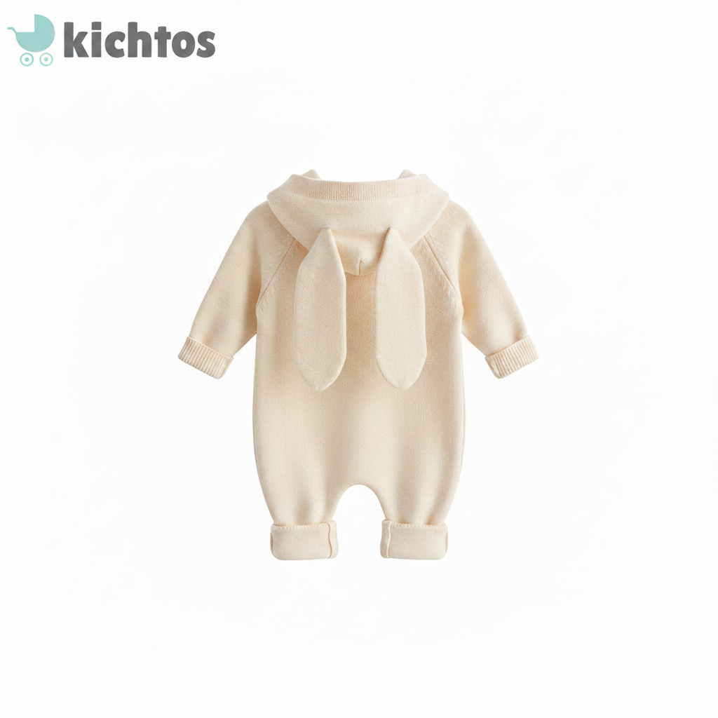 Jumper crema con logo Kichitos