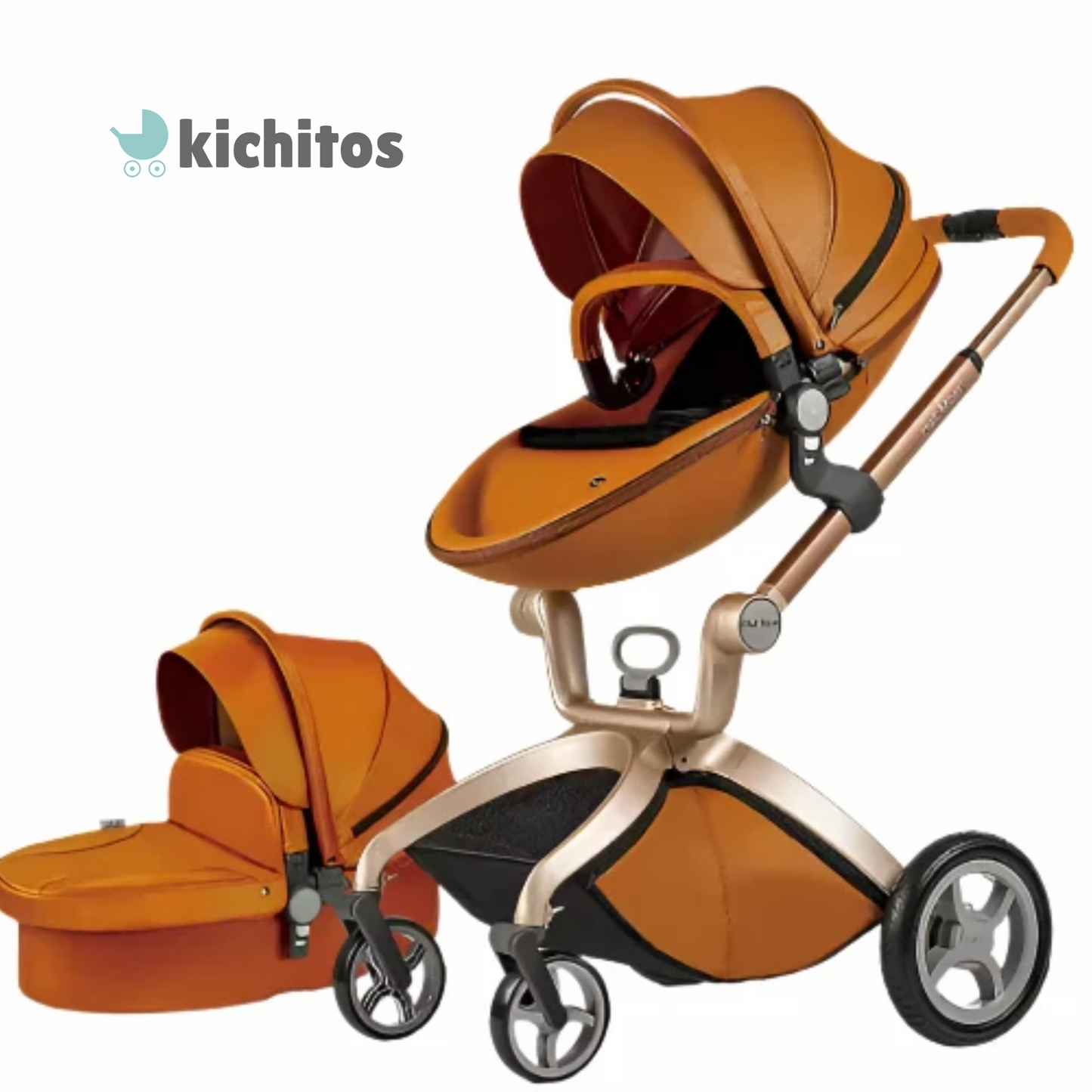 Luxury Fold Convertible Stroller 3 in 1